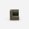 Fauteuil bas vu de face