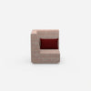 Fauteuil bas vu de face