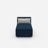 Fauteuil type Longseat vu de face