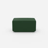 Pouf en vert de face