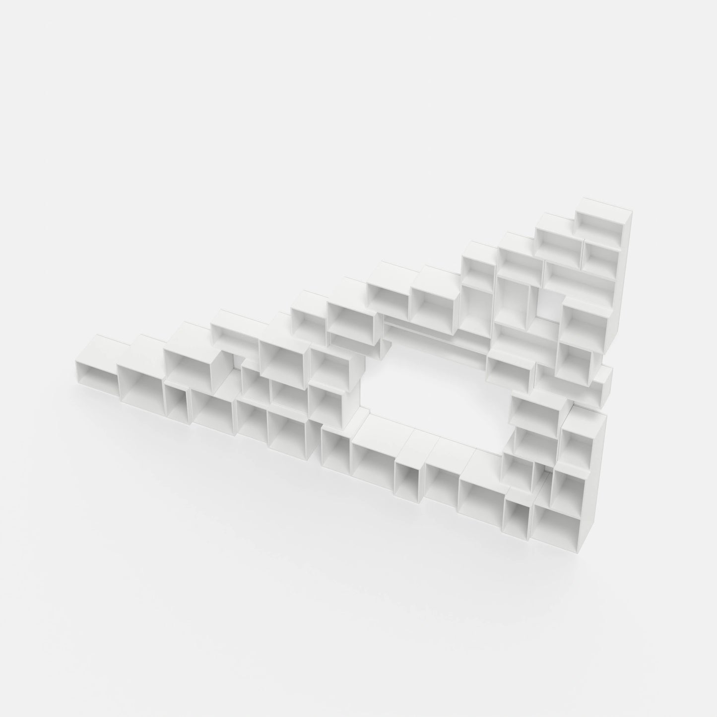 Meuble escaliers cube RK046 par le haut
