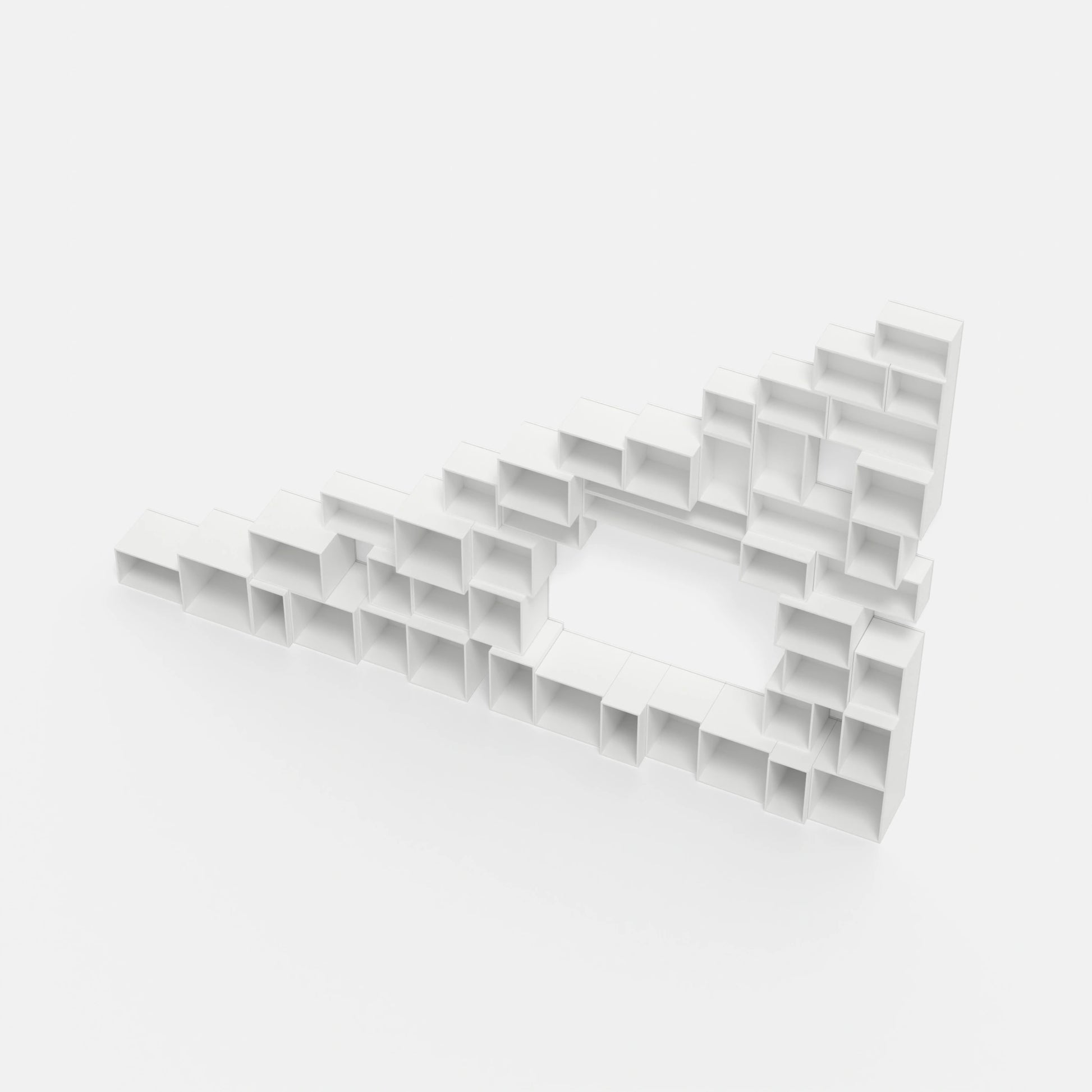 Meuble escaliers cube RK046 par le haut