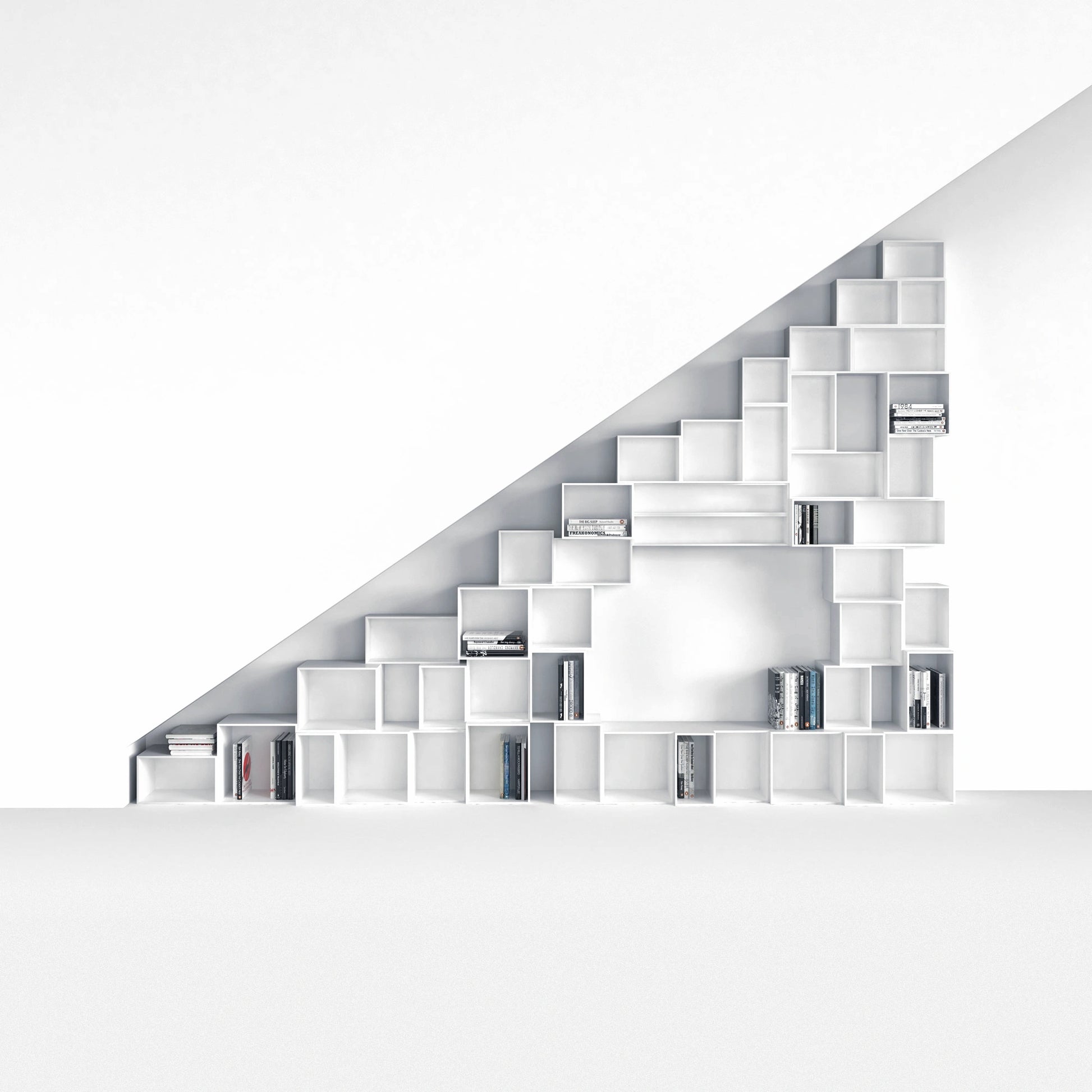 Meuble escaliers cube RK046 de face