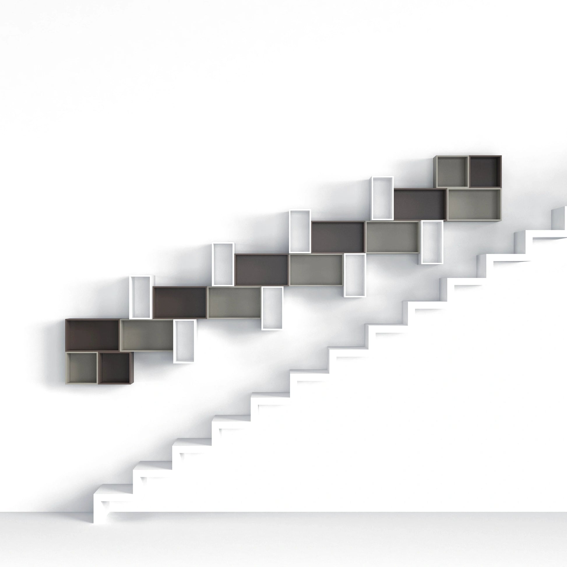 Étagère d'escalier RK055 vue de face