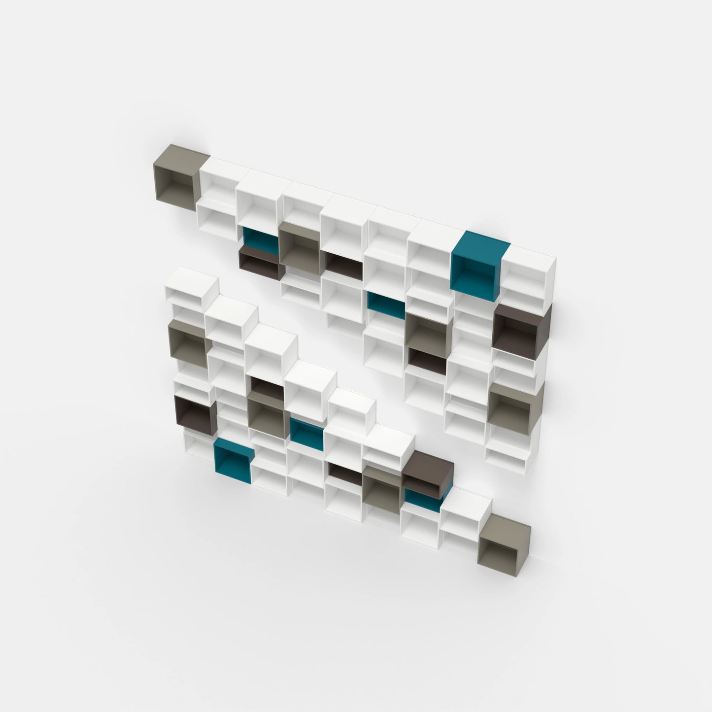 Meuble escaliers cube RK083 par le haut