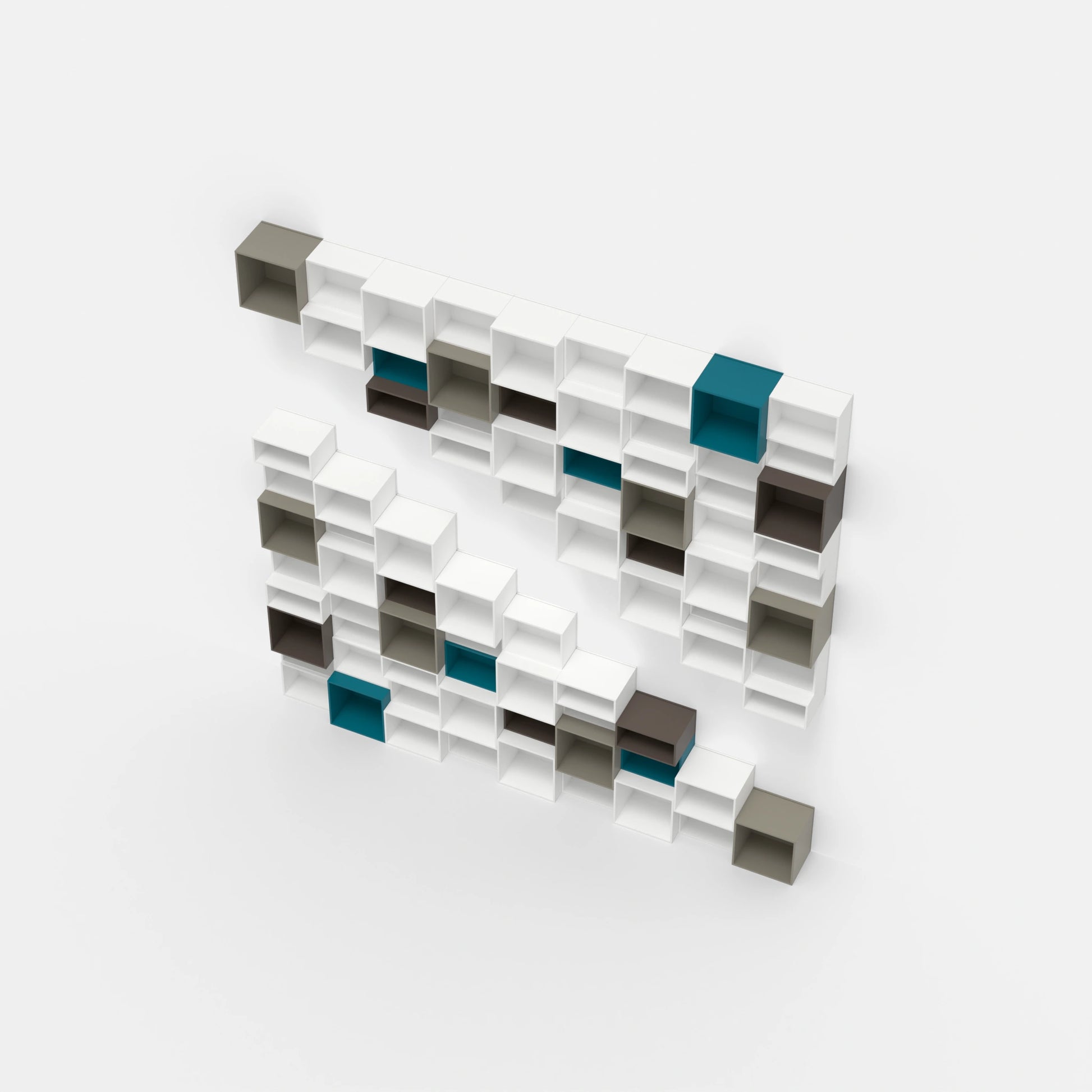 Meuble escaliers cube RK083 par le haut