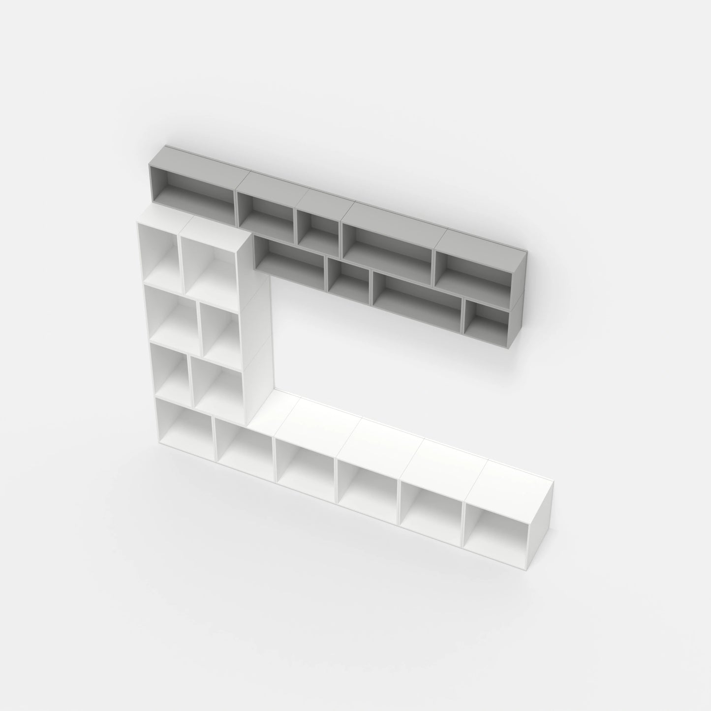 Étagère TV RK061 vue de dessus