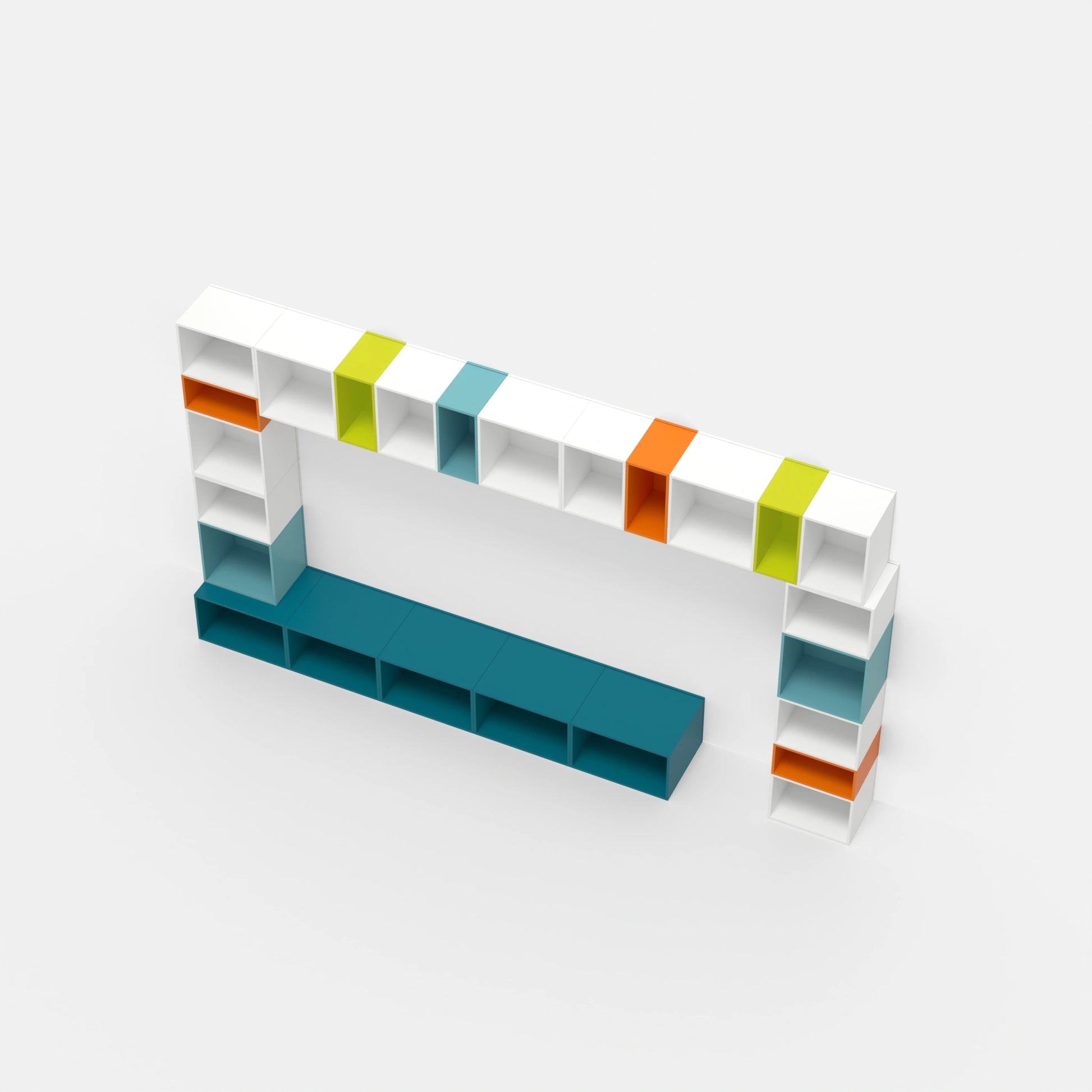 Étagère TV RK099 vue de dessus