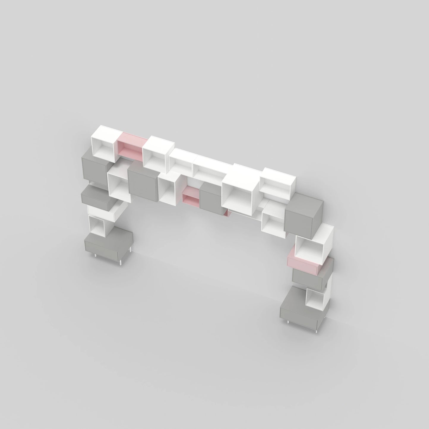 Étagère pour TV RK1037 vue de dessus