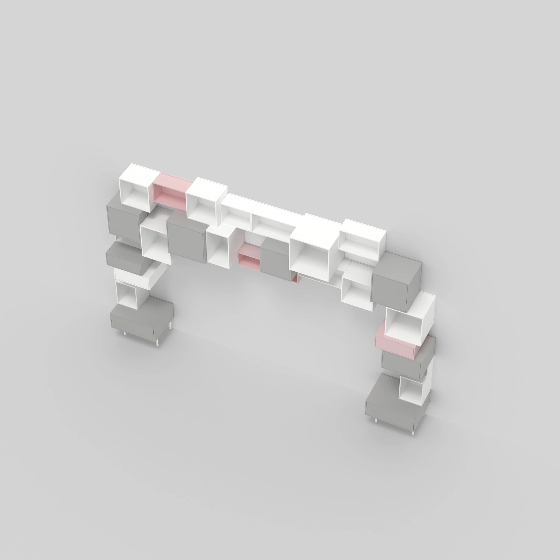 Étagère pour TV RK1037 vue de dessus