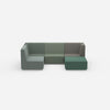 Salon configurable de face