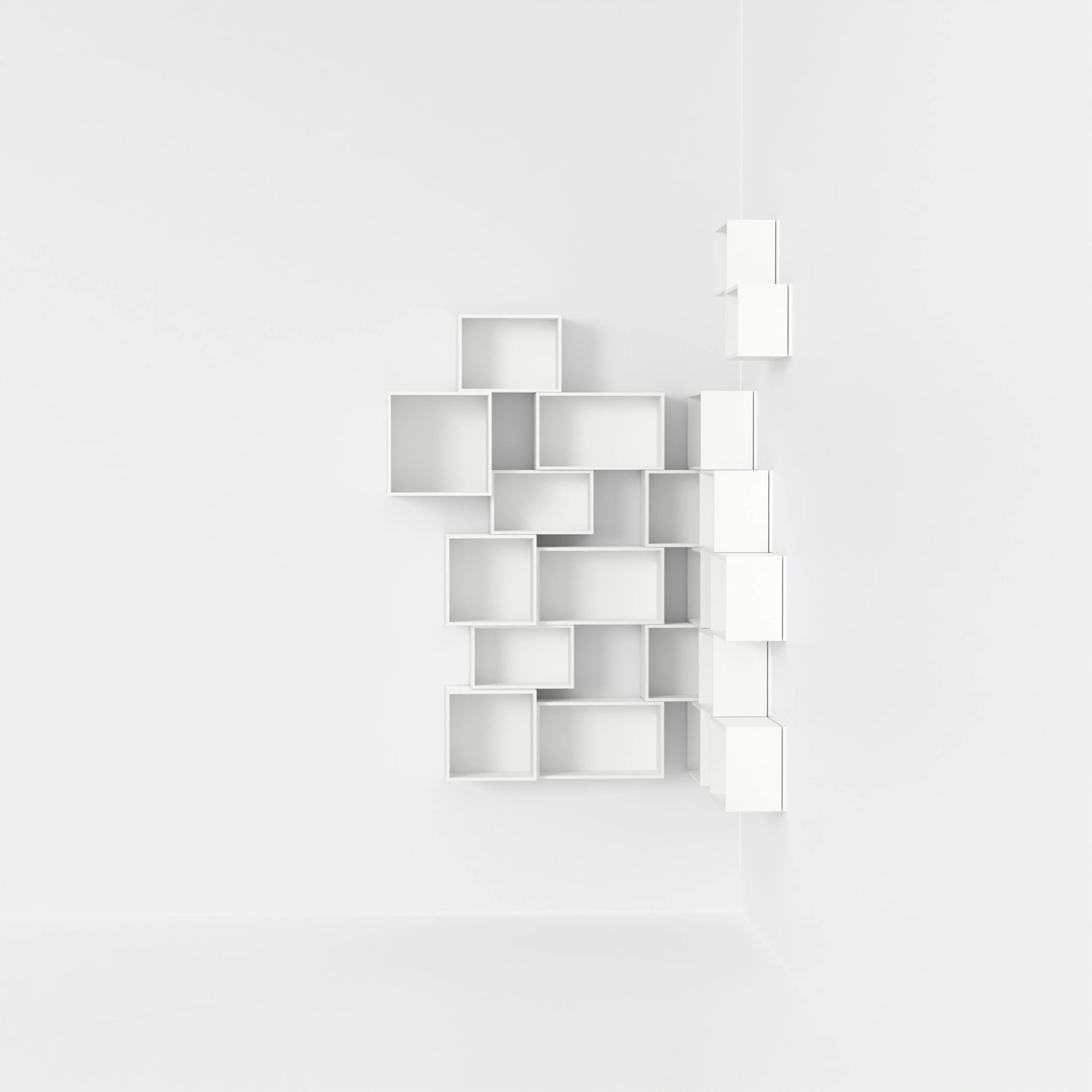 Scaffale d'angolo RK018 dal lato sinistro