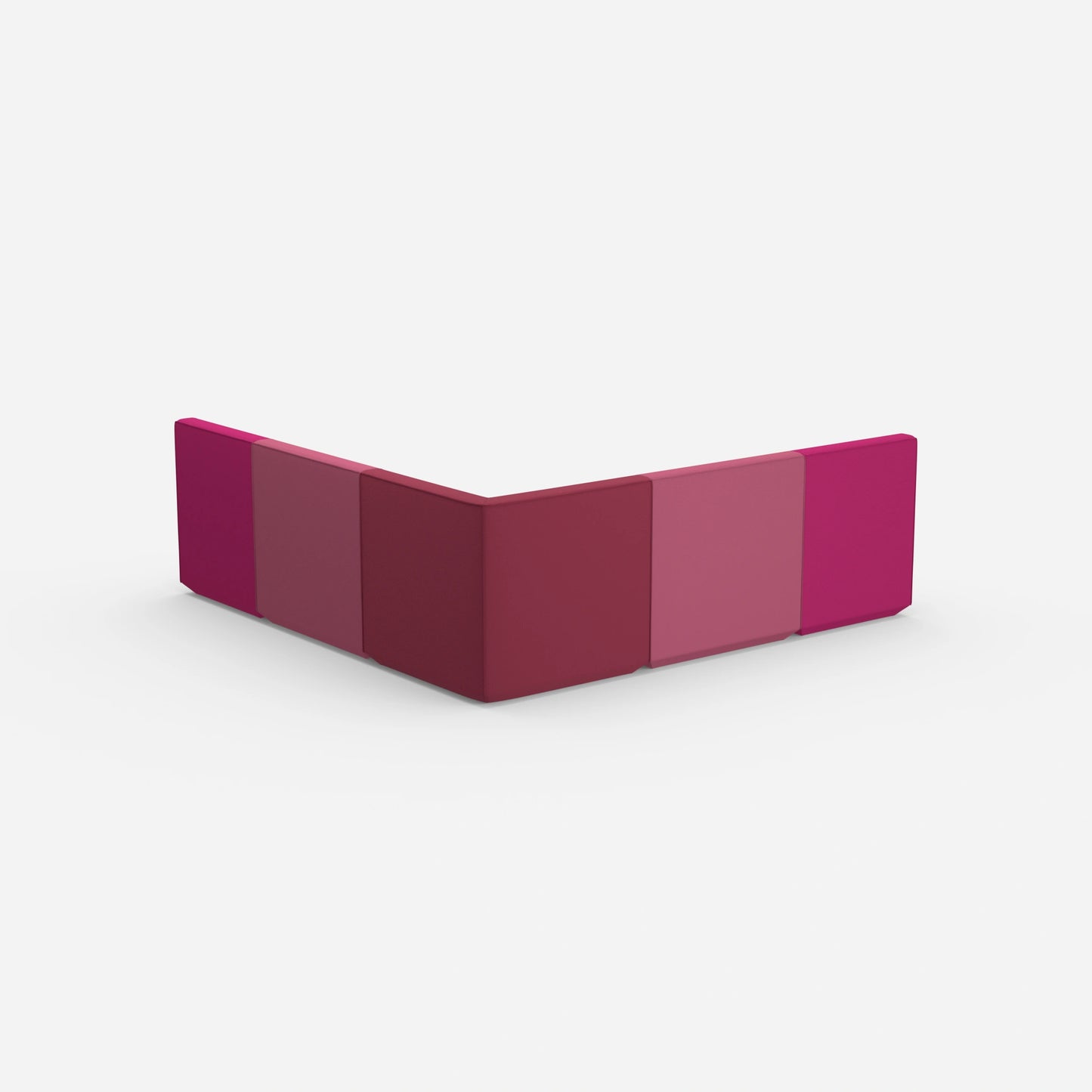Divano isoscele da dietro
