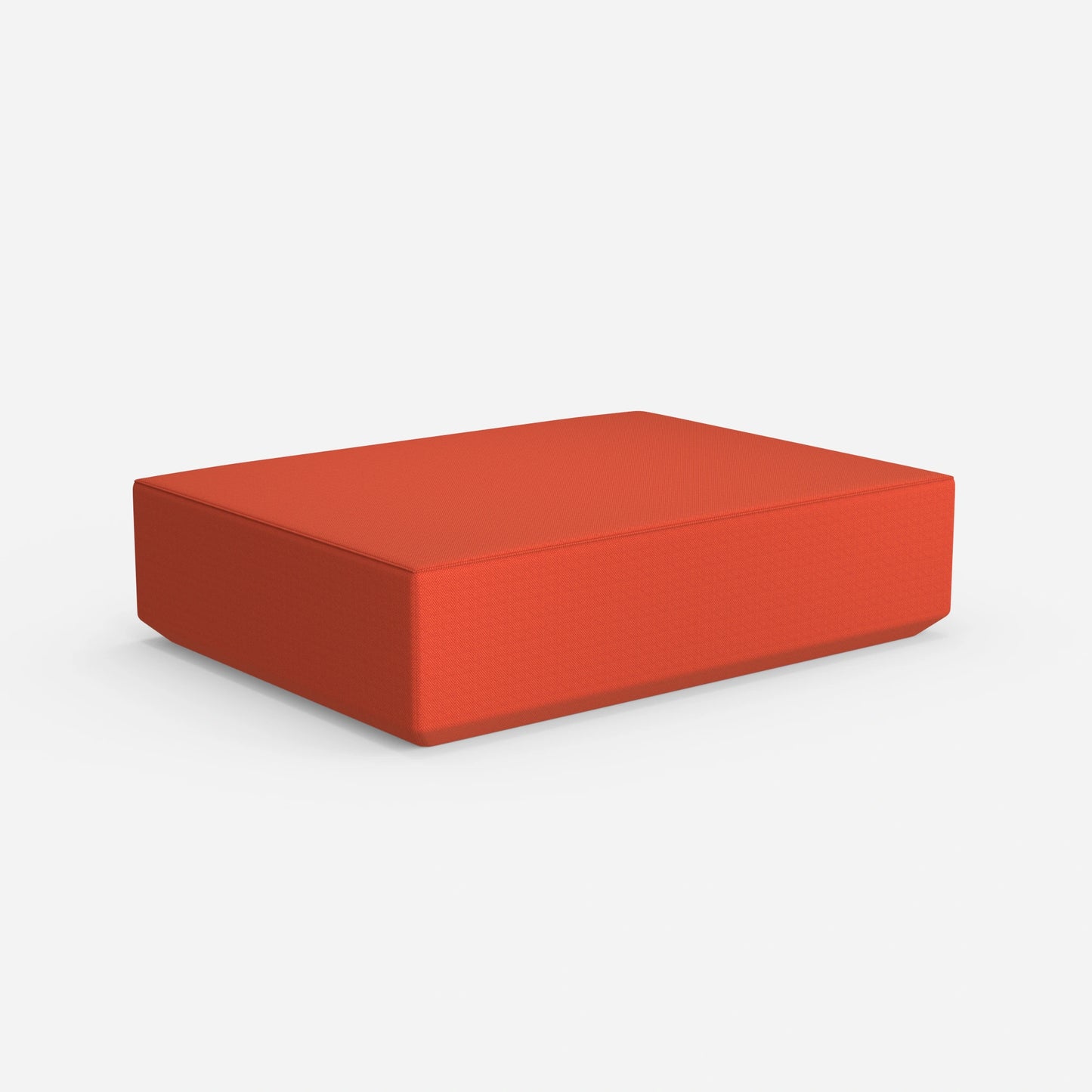 Grande pouf moderno largo 160 cm da dietro