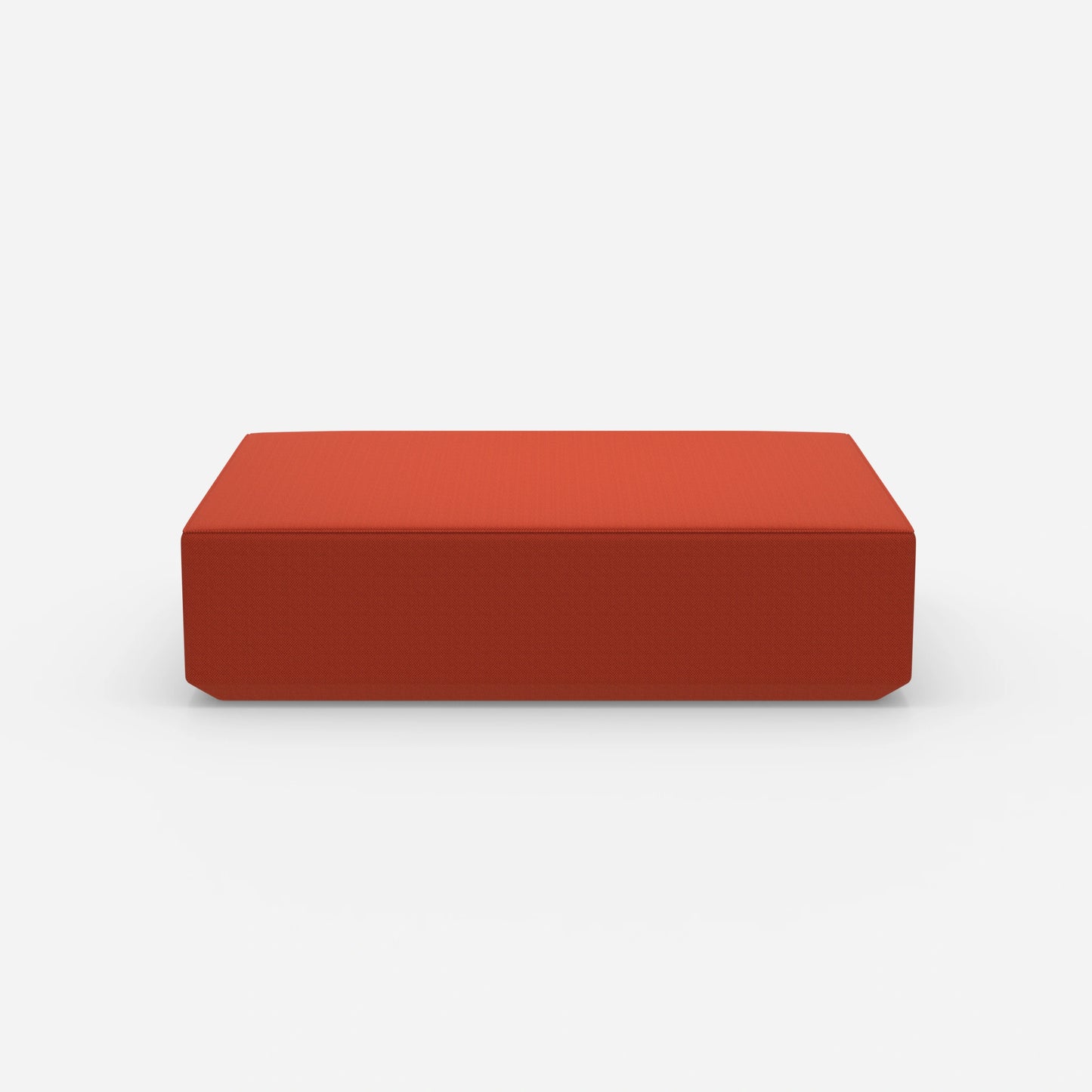 Pouf moderno grande largo 160 cm frontalmente