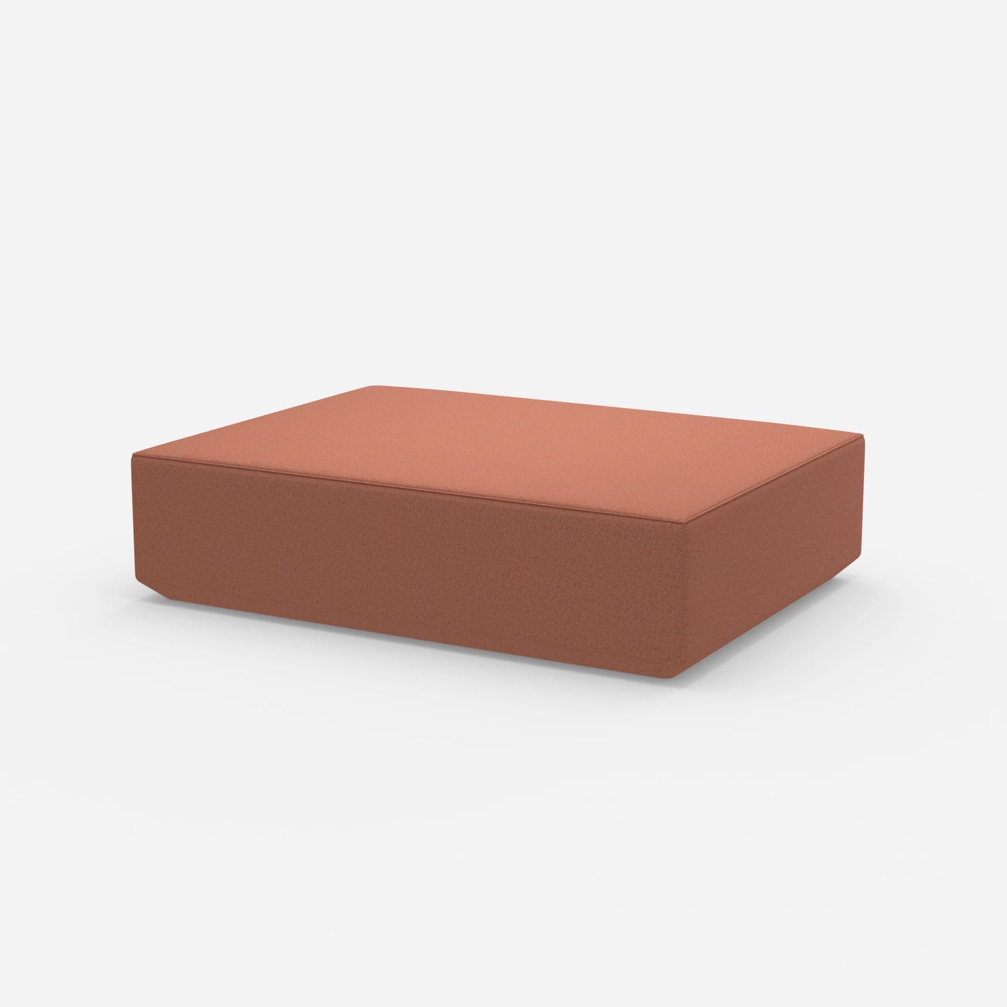 Grande pouf moderno di 160 cm di larghezza laterale