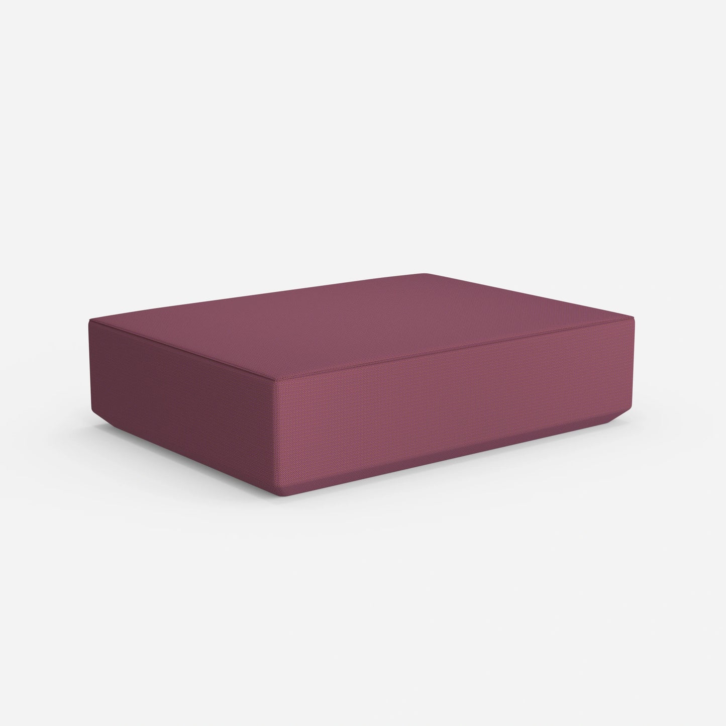Grande pouf moderno largo 160 cm da dietro