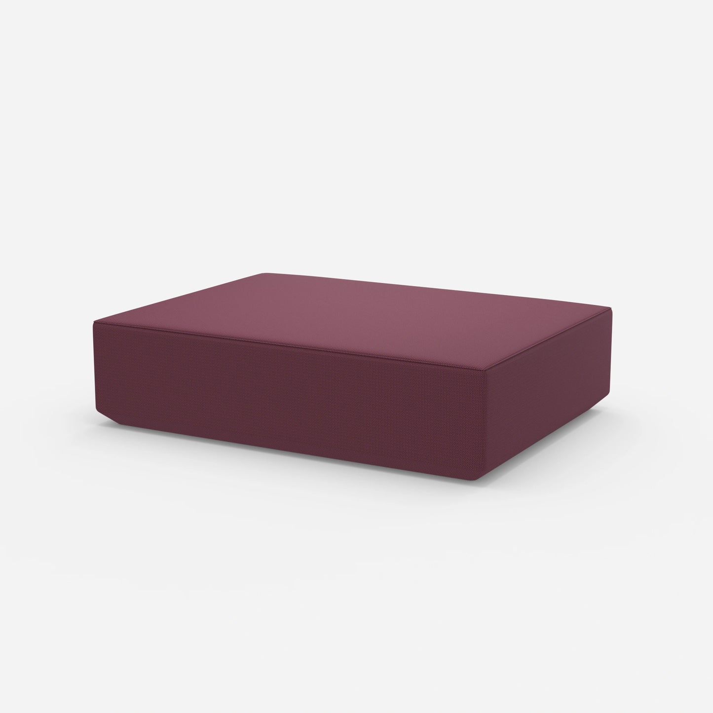 Grande pouf moderno di 160 cm di larghezza laterale