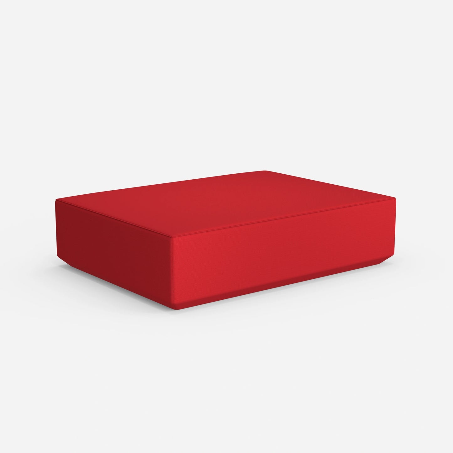 Grande pouf moderno largo 160 cm da dietro