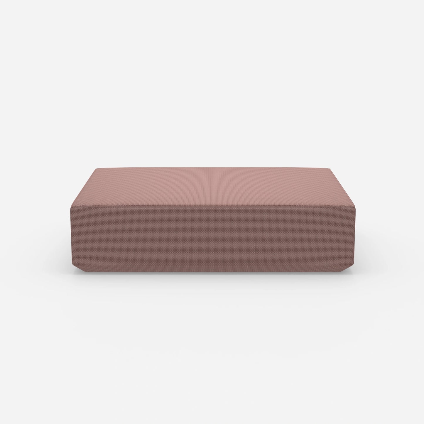 Pouf moderno grande largo 160 cm frontalmente