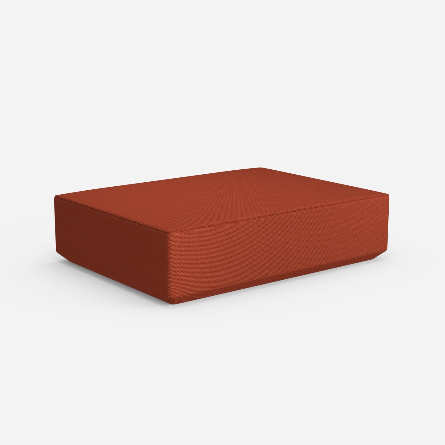 Grande pouf moderno largo 160 cm da dietro