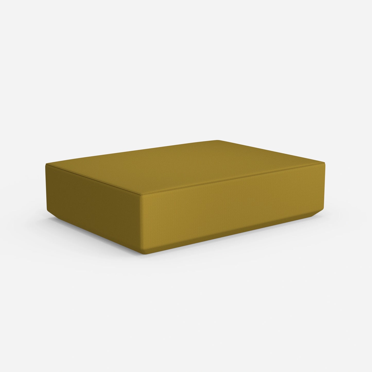 Grande pouf moderno largo 160 cm da dietro