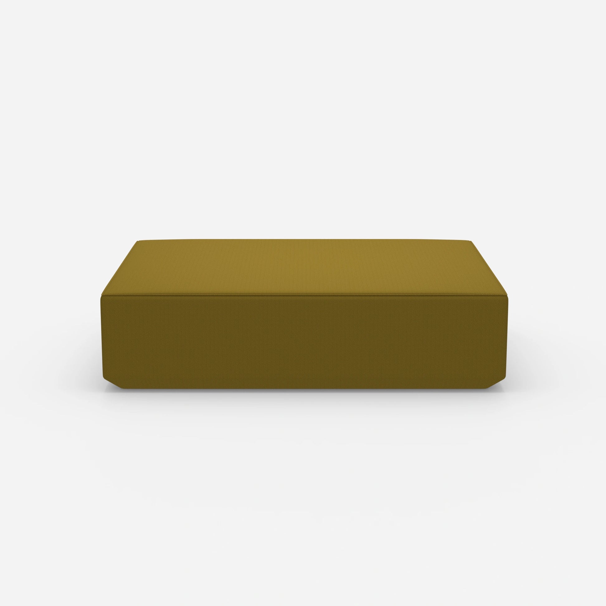 Pouf moderno grande largo 160 cm frontalmente