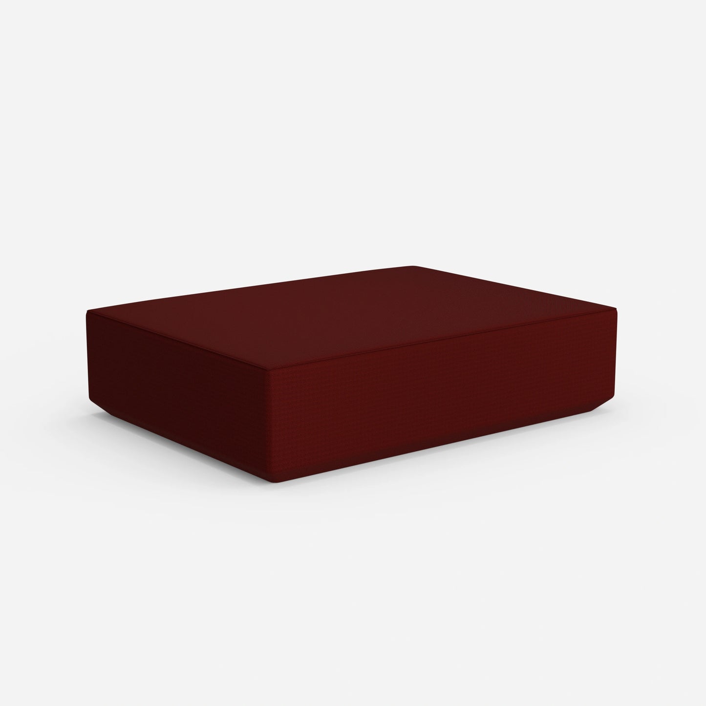 Grande pouf moderno largo 160 cm da dietro