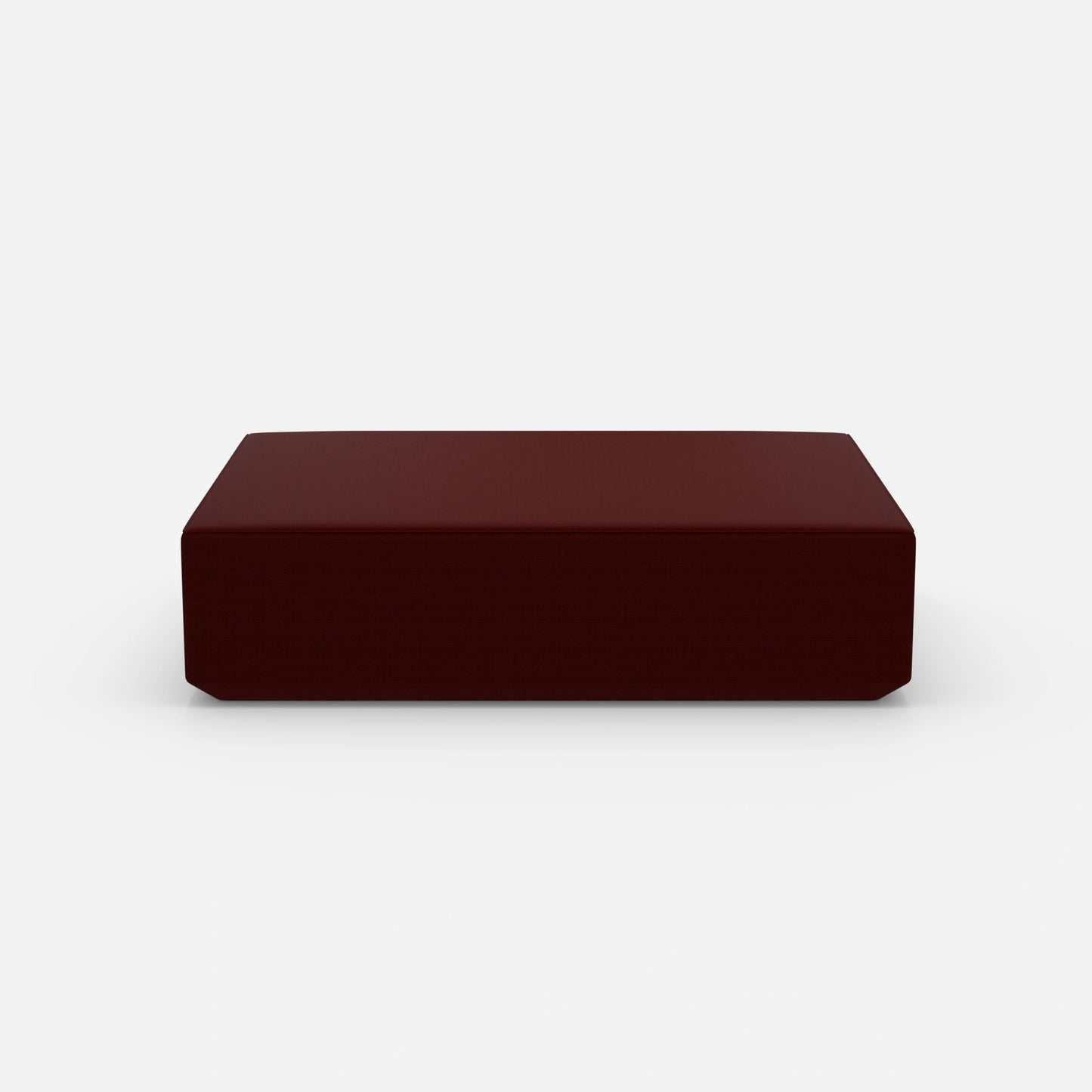 Pouf moderno grande largo 160 cm frontalmente