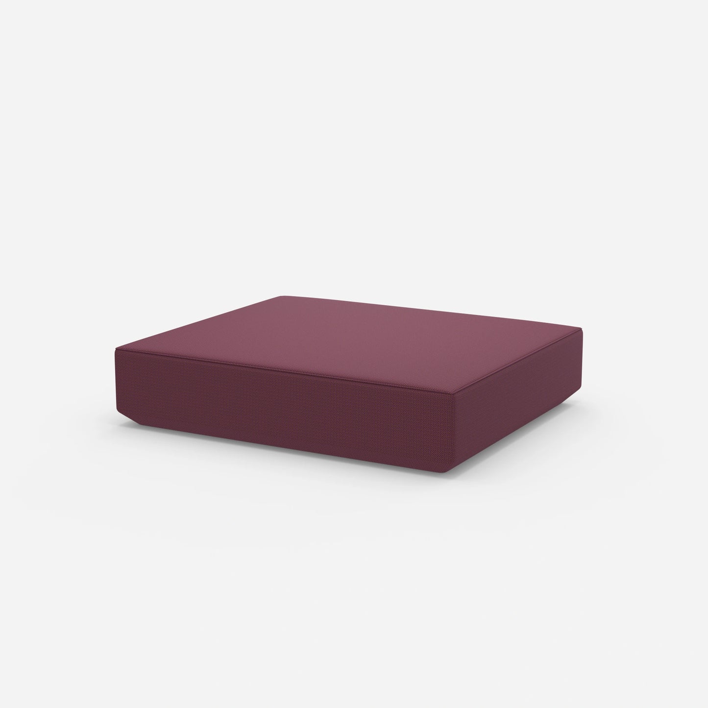 Grande pouf moderno visto di lato