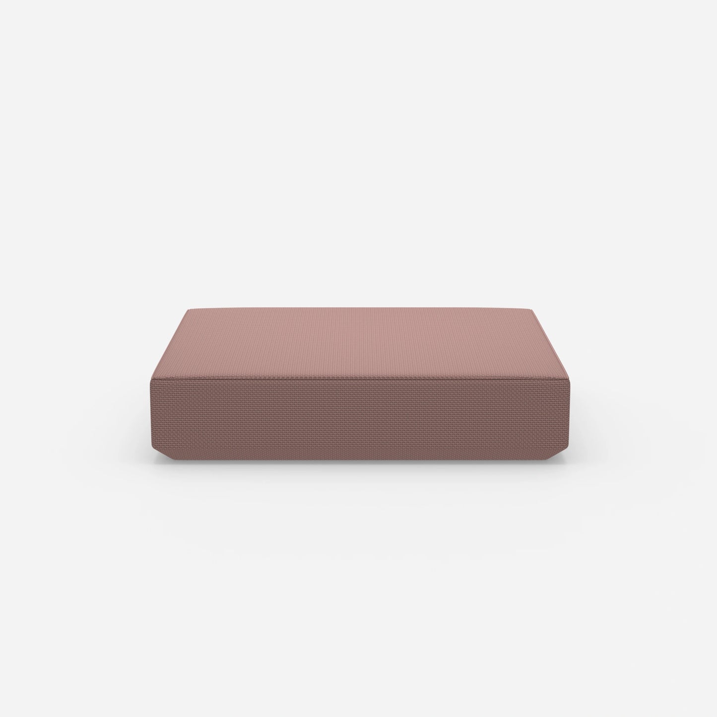 Ampio pouf moderno dal lato anteriore