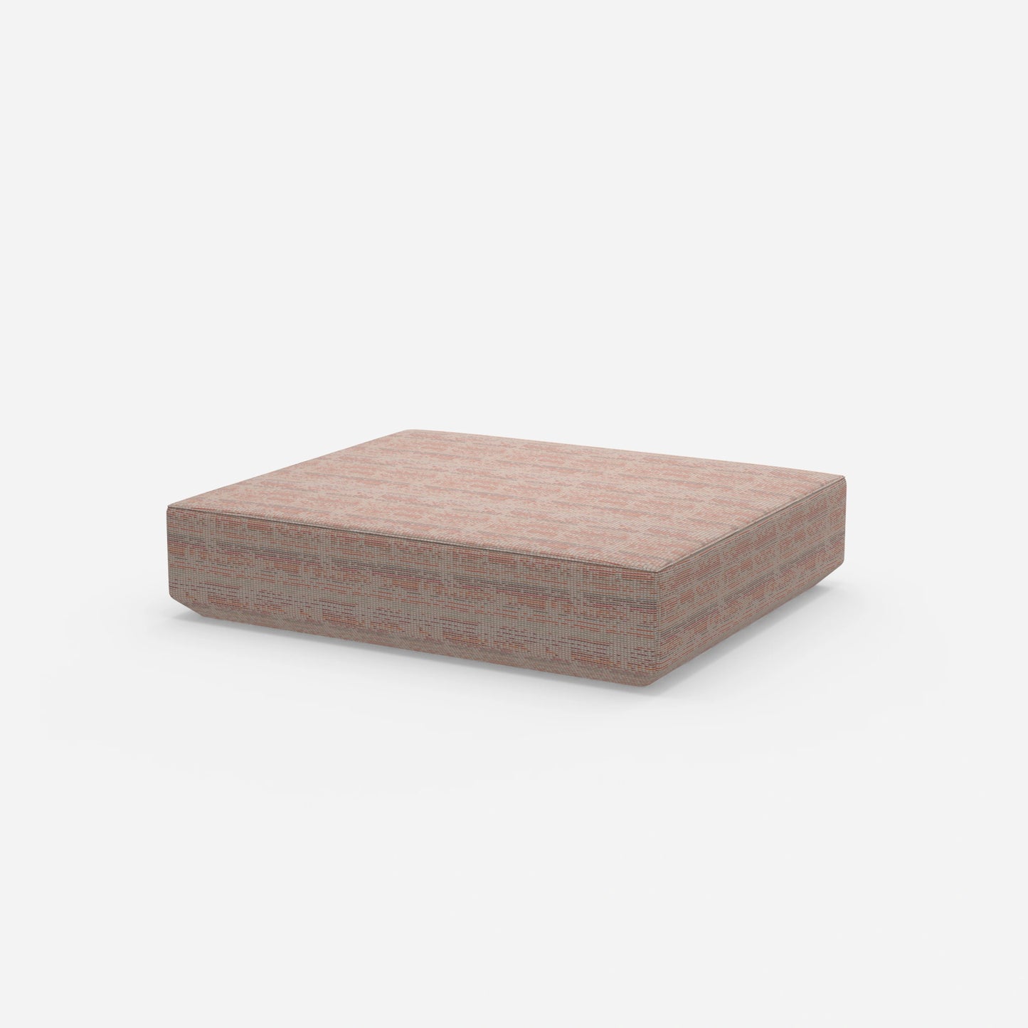 Grande pouf moderno visto di lato