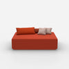 Grande pouf frontale