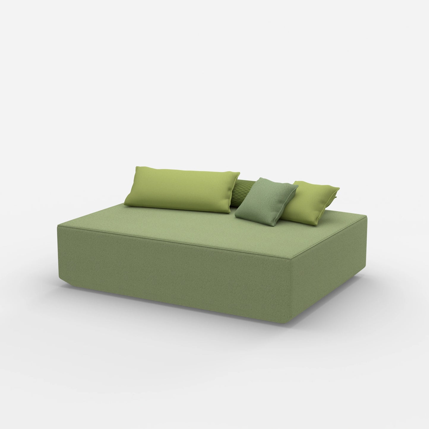 Grande pouf laterale