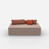 Grande pouf frontale