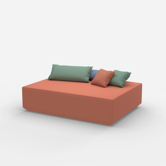 Grande pouf laterale