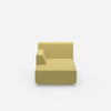 Piccola chaise longue vista frontale