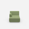 Piccola chaise longue vista frontale