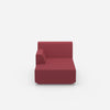 Piccola chaise longue vista frontale