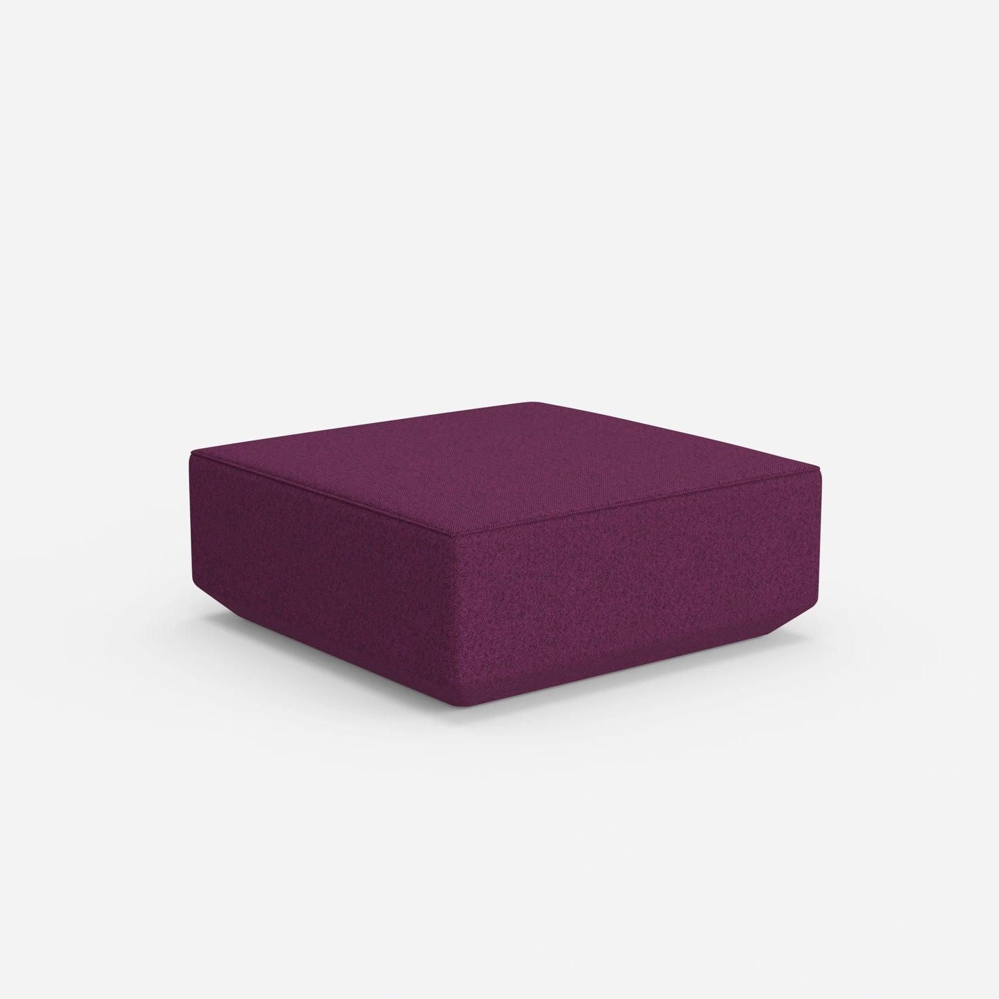 Pouf viola da dietro