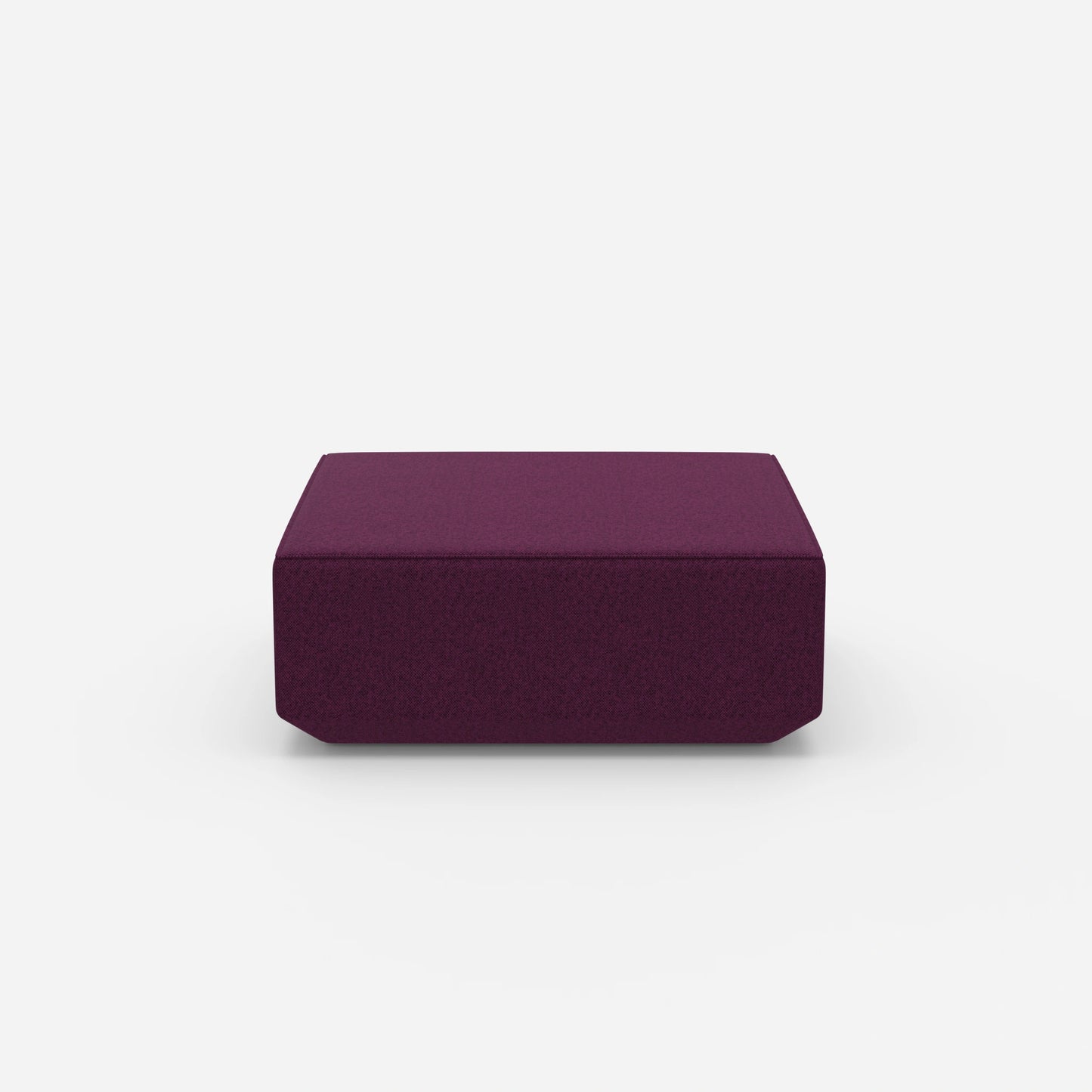 Pouf viola dal davanti