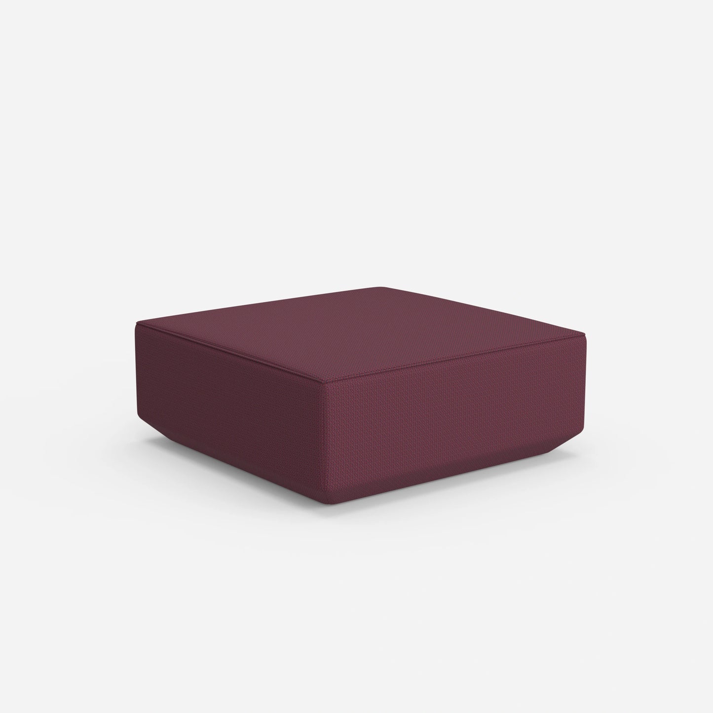 Pouf viola da dietro