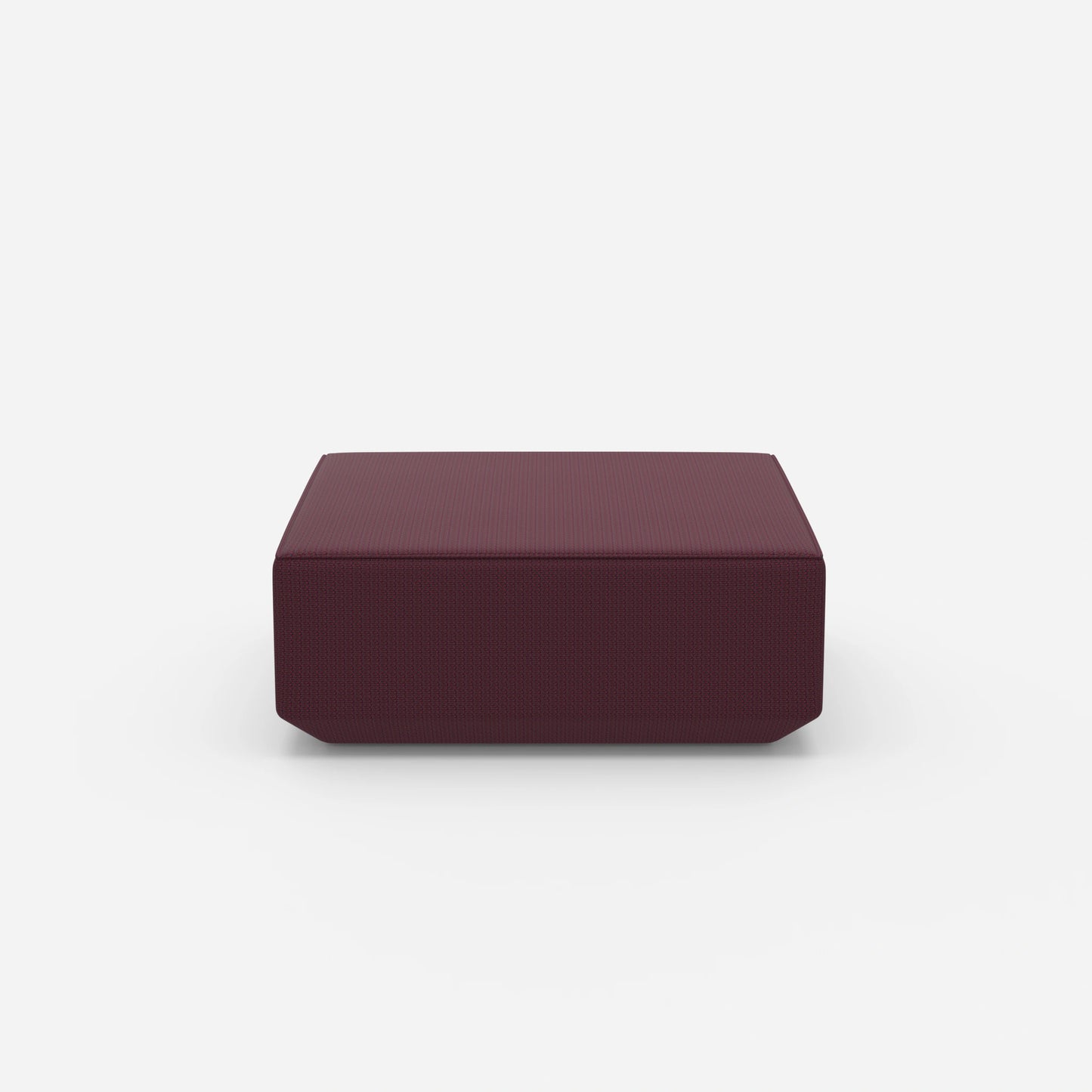 Pouf viola dal davanti