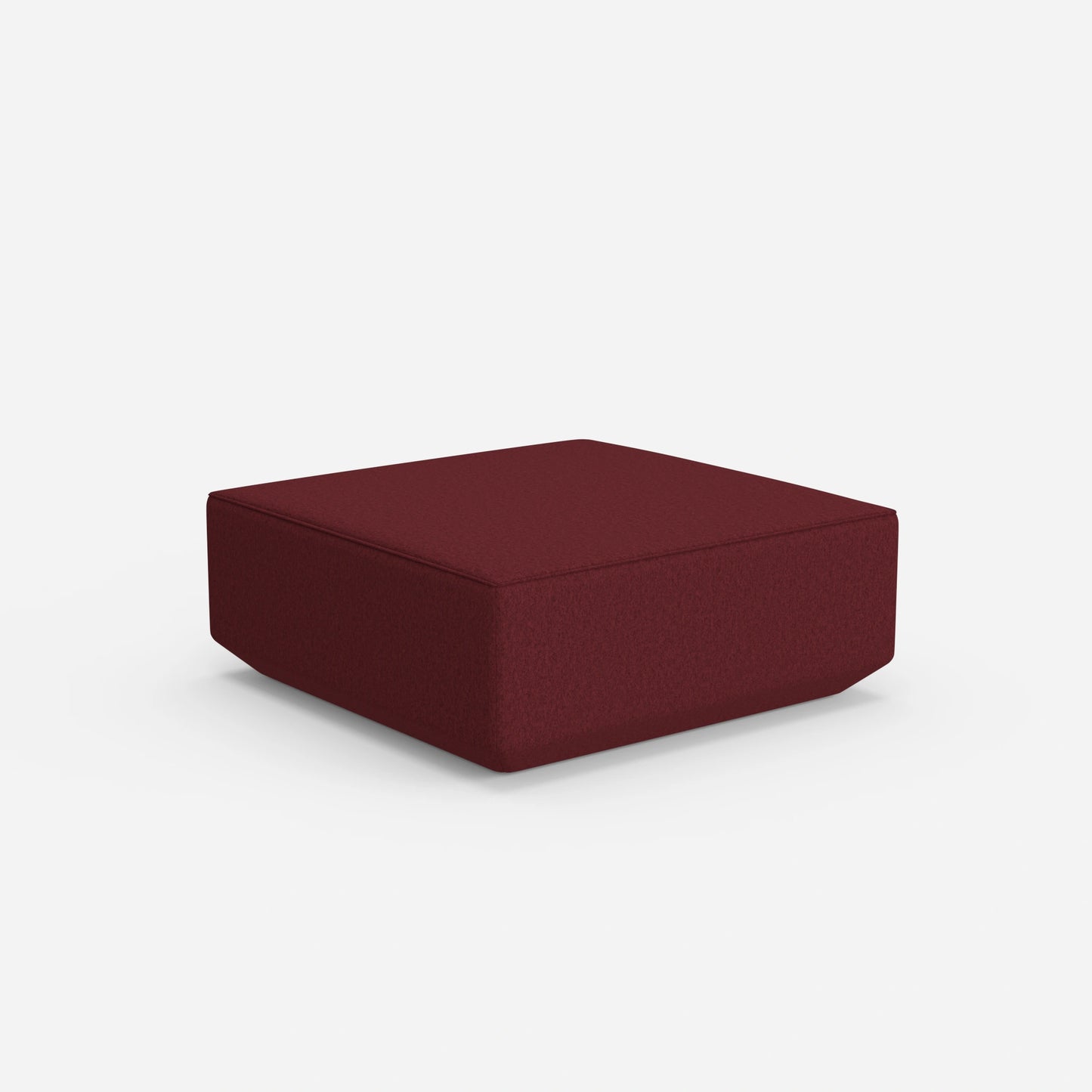 Pouf viola da dietro