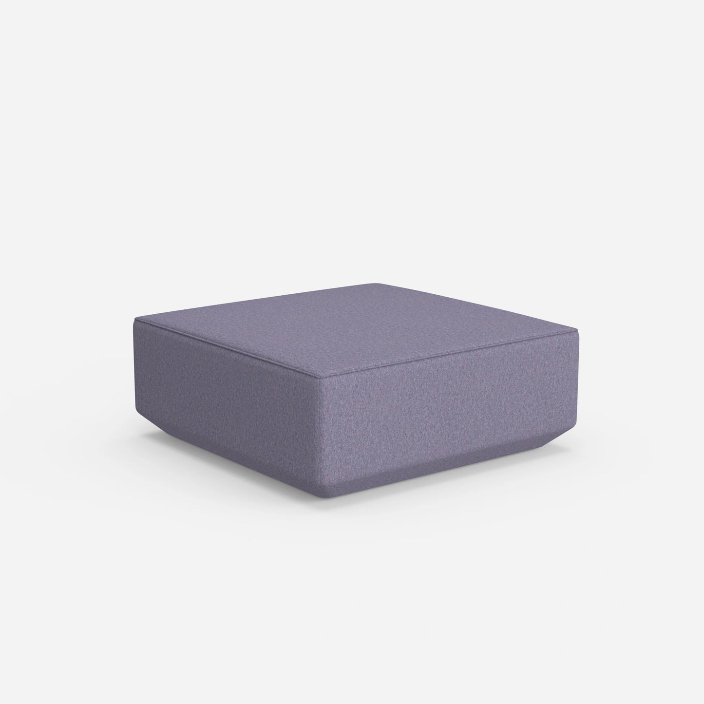 Pouf viola da dietro