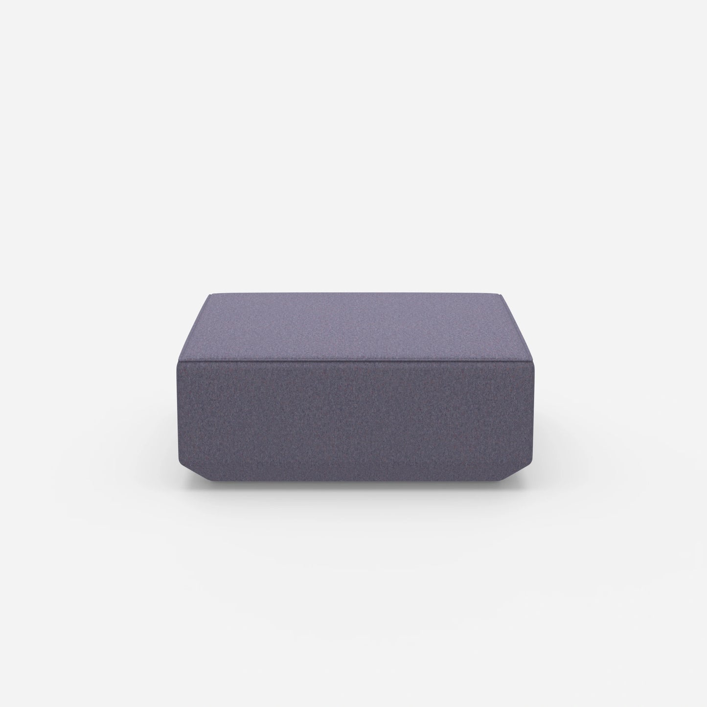Pouf viola dal davanti