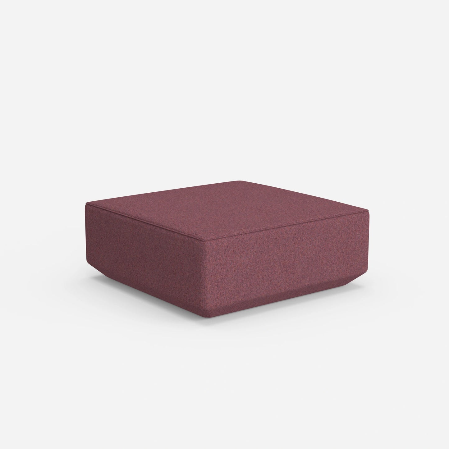 Pouf viola da dietro