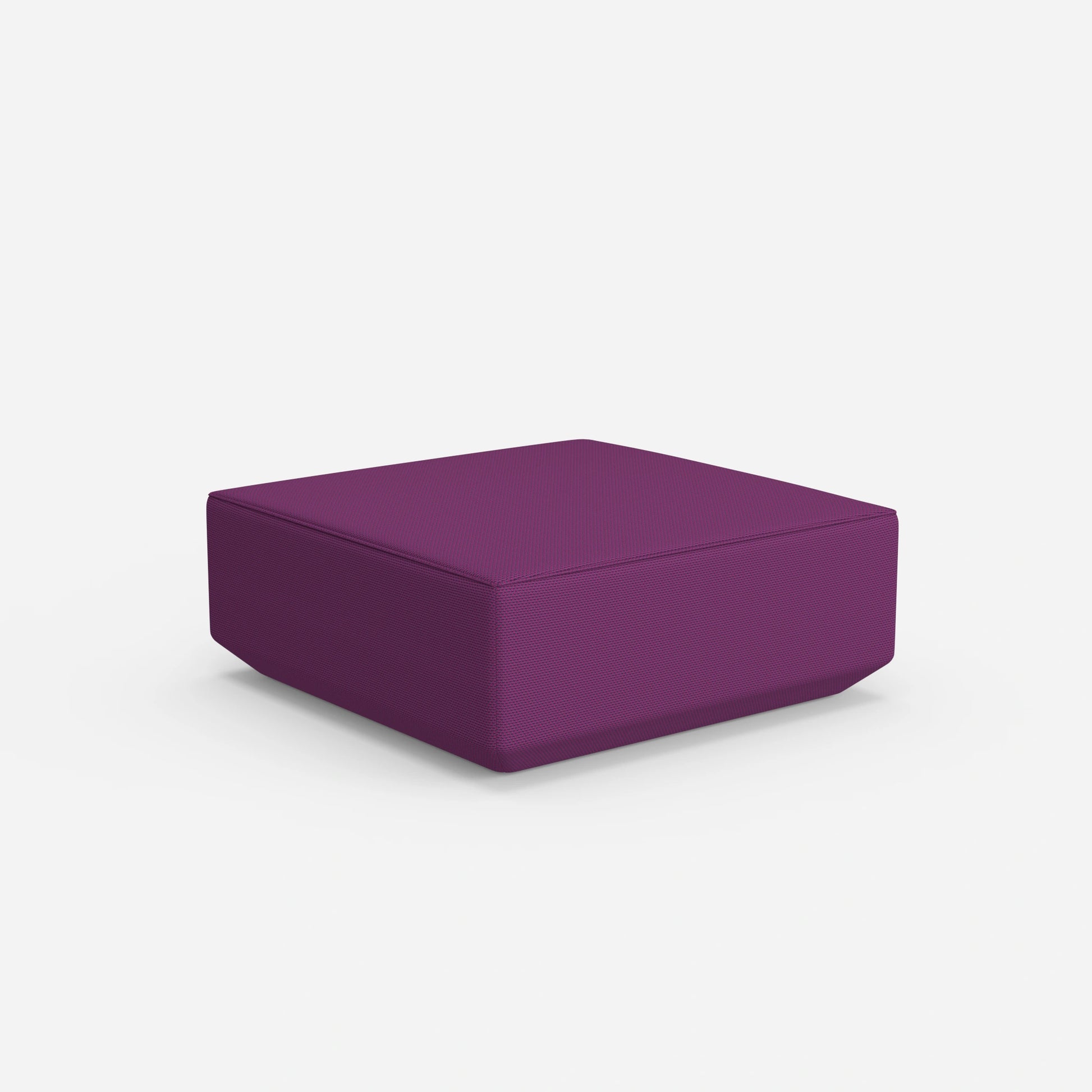 Pouf viola da dietro