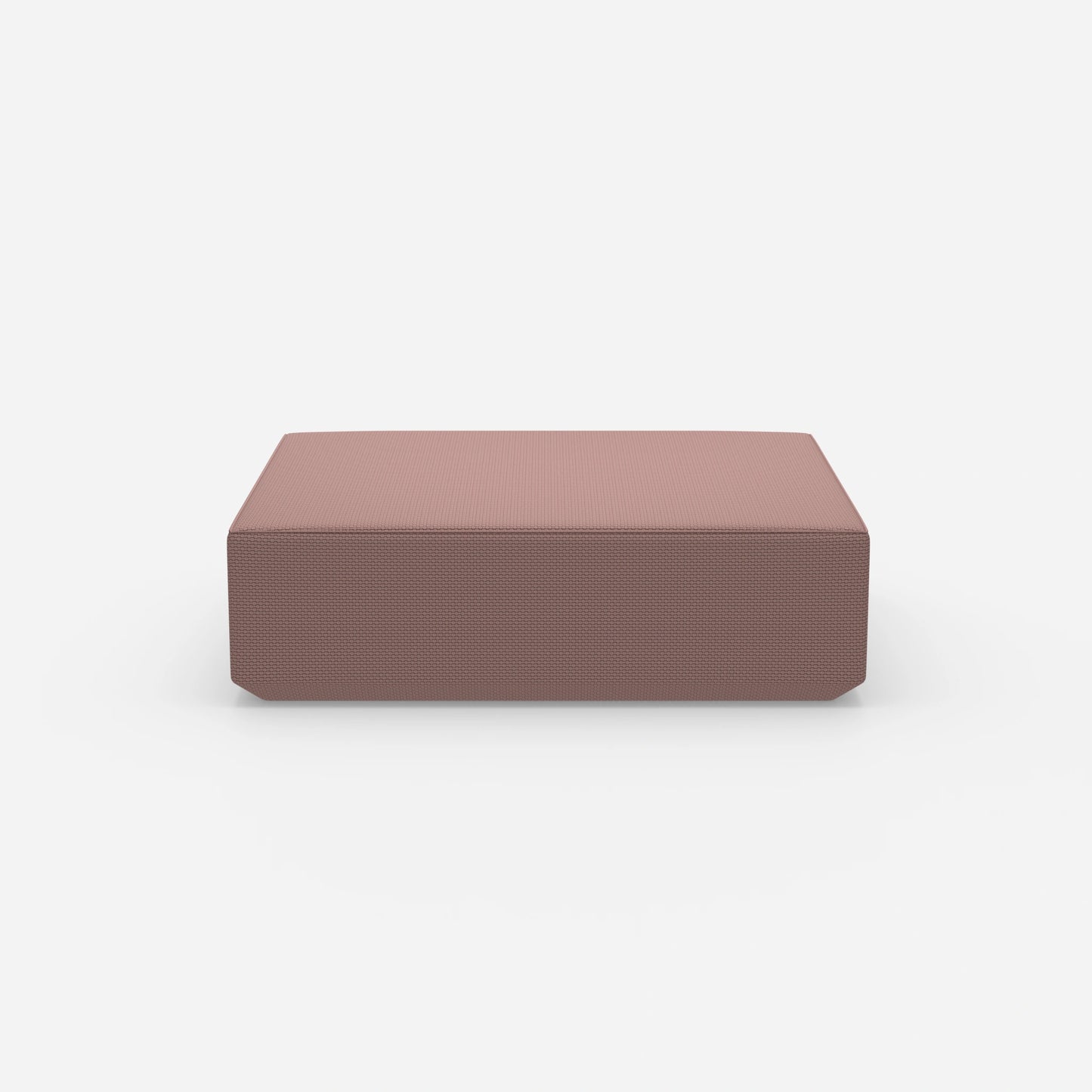 Pouf moderno grande visto frontalmente