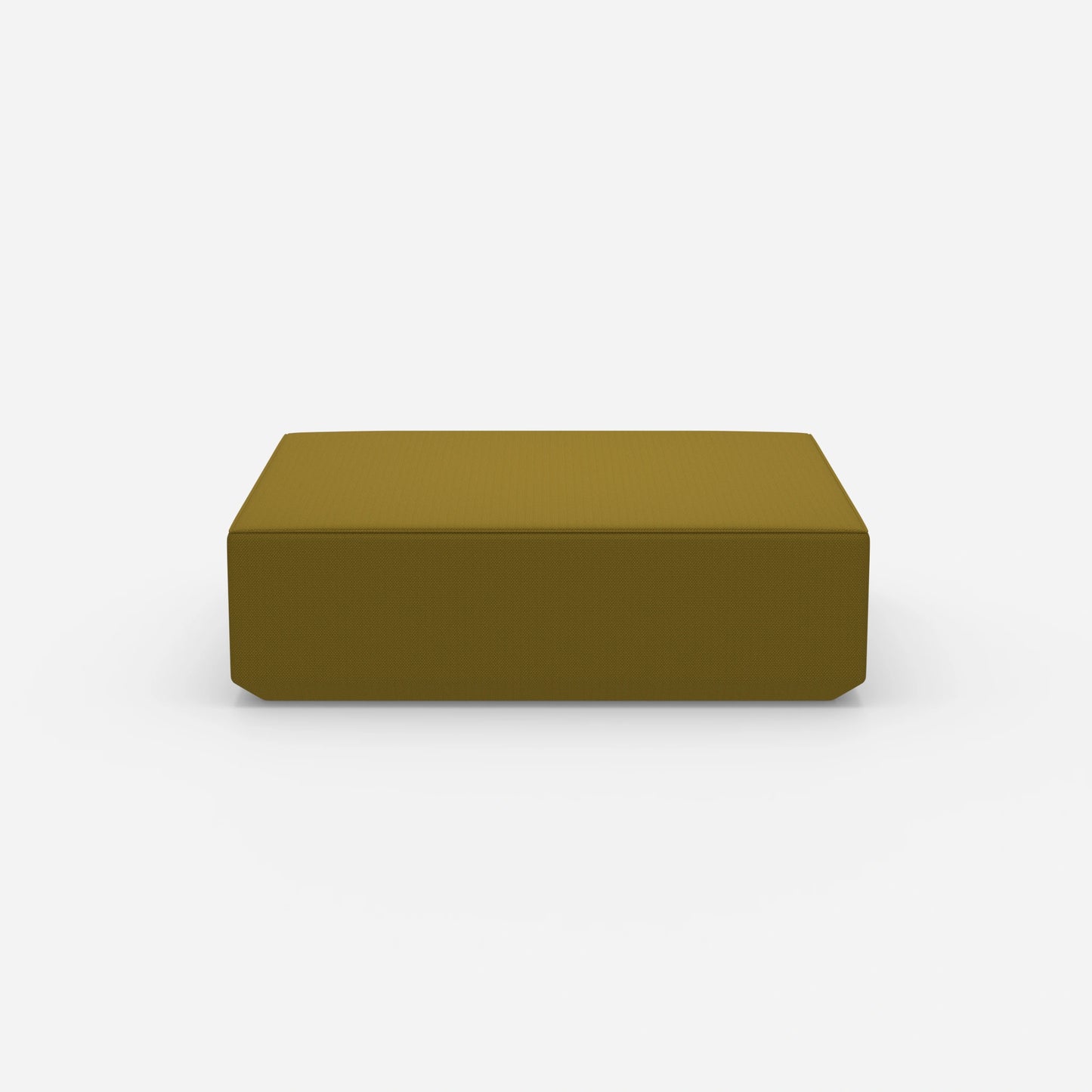 Pouf moderno grande visto frontalmente